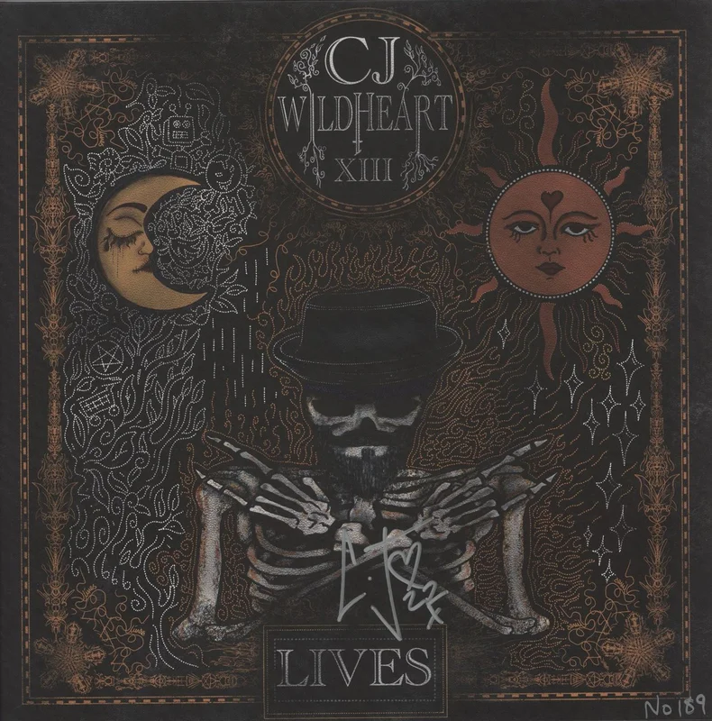 CJ Wildheart Live - Red W/ Black Splatter Vinyl & Yellow W/ Black Splatter Vinyl - Autographed UK 2-LP vinyl set