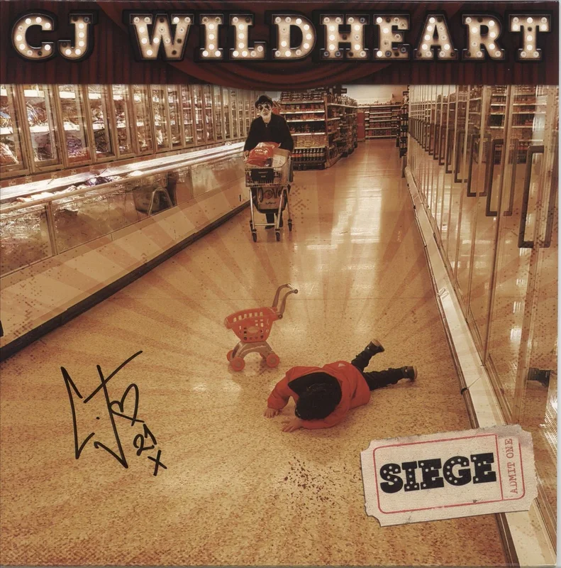 CJ Wildheart Siege - Autographed UK 10" vinyl