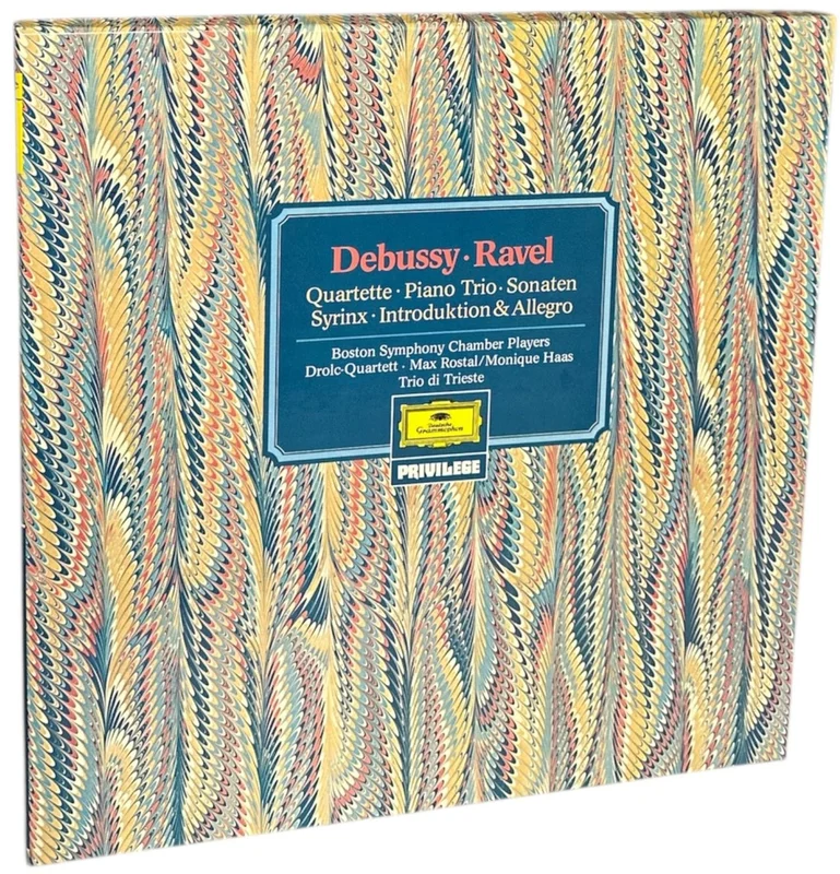 Claude Debussy Debussy: Quartette  Piano Trio  Sonaten  Syrinx  Introduktion & Allegro German Vinyl box set