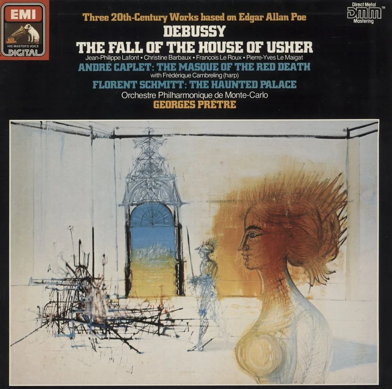 Claude Debussy Debussy: The Fall Of The House Of Usher / The Masque Of The Red Death / The Haunted Palace German Vinyl LP