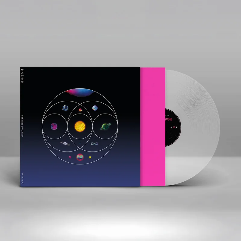 Coldplay Music Of The Spheres (Indie Exclusive) (Clear Ecorecord LP)