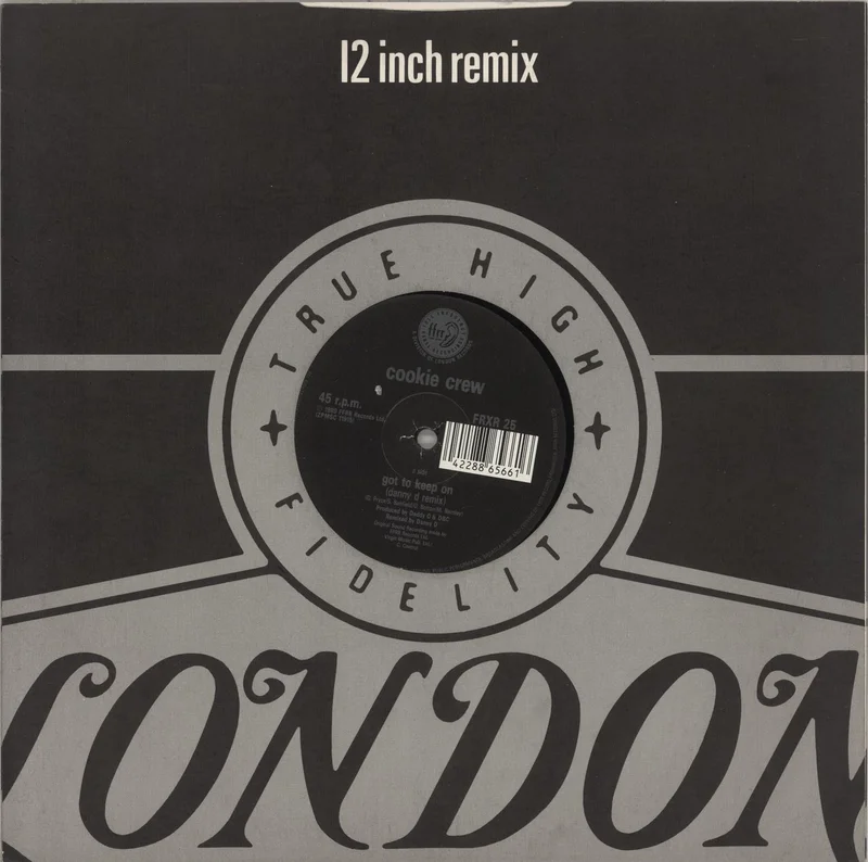 Cookie Crew Got To Keep On UK 12" vinyl