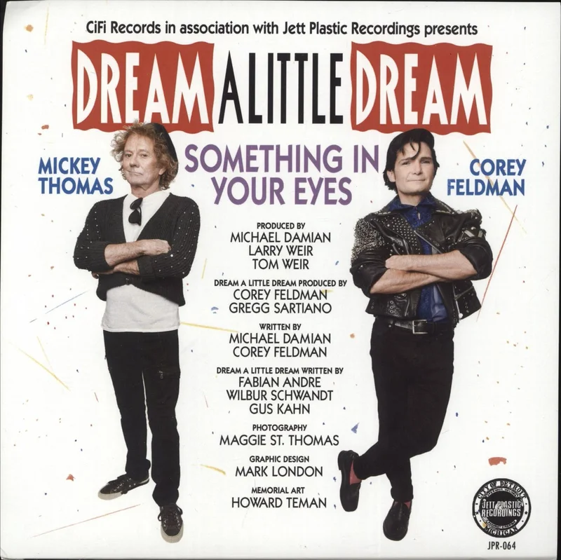 Corey Feldman Dream A Little Dream - White Vinyl US 7" vinyl
