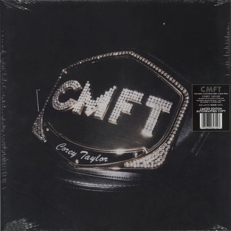 Corey Taylor CMFT - White Vinyl - Autographed Insert - Sealed UK Vinyl LP
