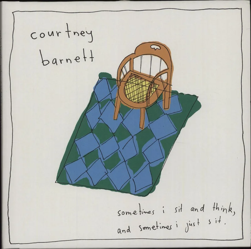 Courtney Barnett Sometimes I Sit And Think, And Sometimes I Just Sit - 180 Gram Orange Vinyl UK 2-LP vinyl set
