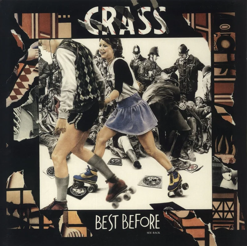 Crass Best Before... 1984 UK 2-LP vinyl set