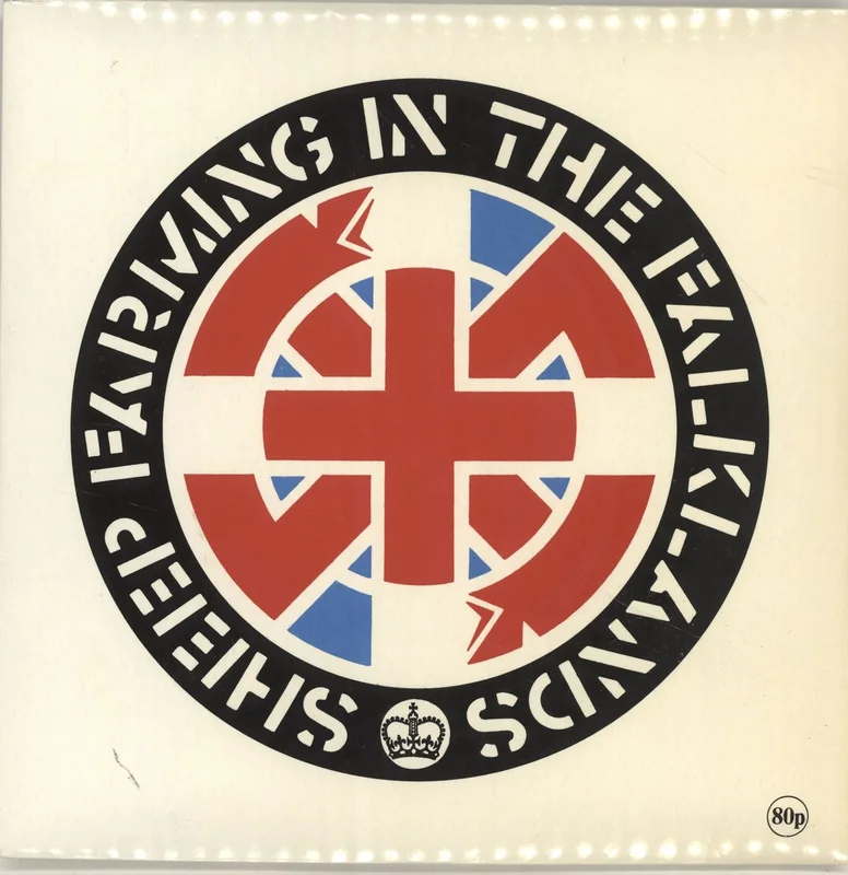 Crass Sheep Farming In The Falklands + Poster - EX UK 7" vinyl