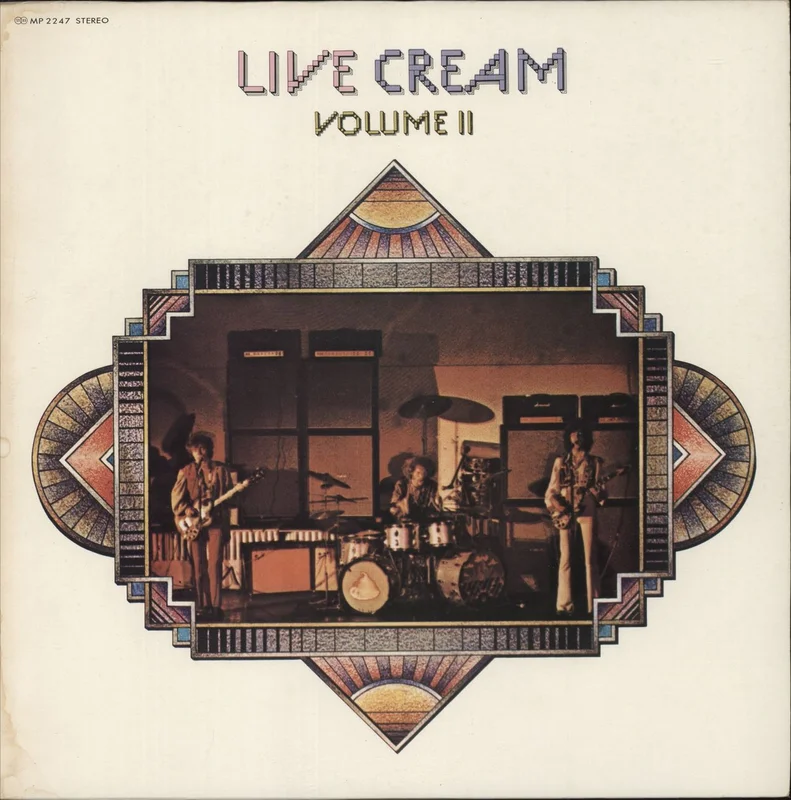 Cream Live Cream Volume II Japanese Vinyl LP