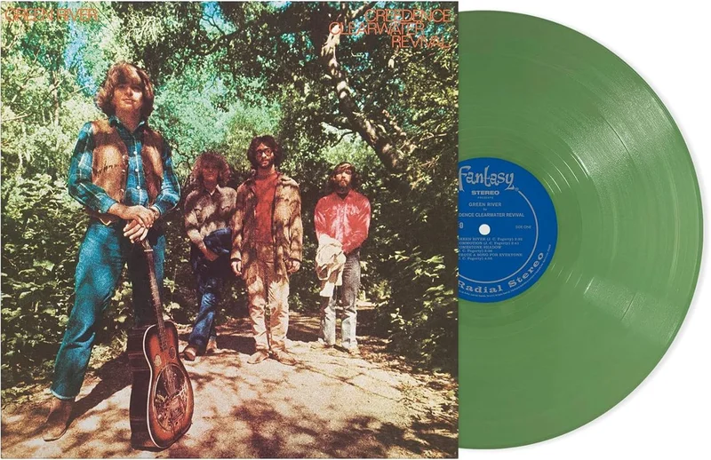 Creedence Clearwater Revival Green River - Spring Green Vinyl - Remastered - Sealed UK Vinyl LP