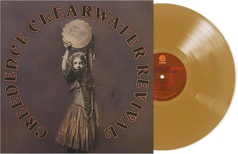Creedence Clearwater Revival Mardi Gras - Gold Vinyl - Remastered - Sealed UK Vinyl LP