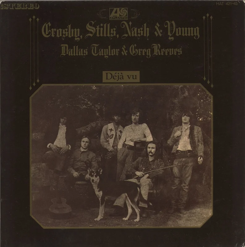 Crosby, Stills, Nash & Young Dj Vu Spanish Vinyl LP