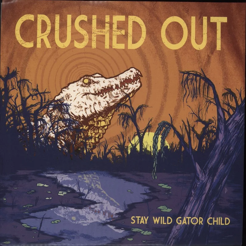 Crushed Out Stay Wild Gator Child - Gator Glitter Vinyl US Vinyl LP