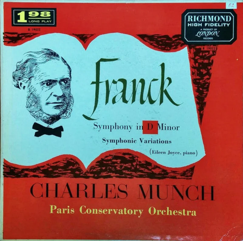 Csar Franck, Orchestre De La Socit Des Concerts Du Conservatoire, Charles Munch, Eileen Joyce - Symphony In D Minor - Symphonic Variations
