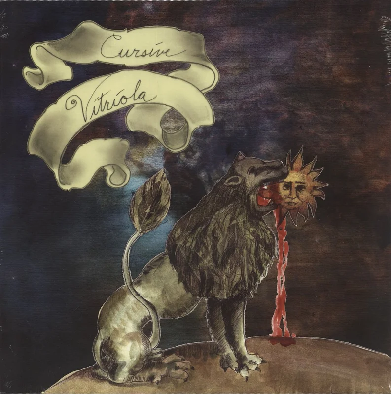 Cursive Vitriola - Red Marbled Vinyl - Sealed UK Vinyl LP