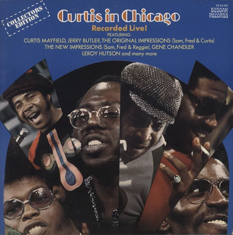 Curtis Mayfield Curtis In Chicago Japanese Promo Vinyl LP