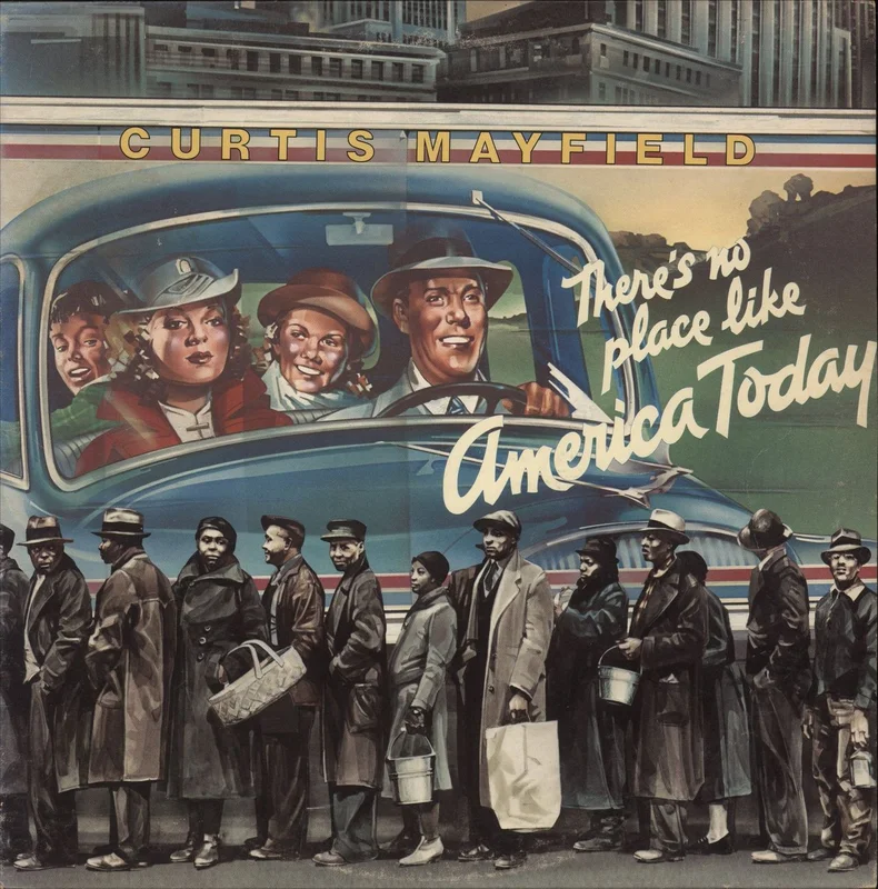 Curtis Mayfield There's No Place Like America Today US Vinyl LP