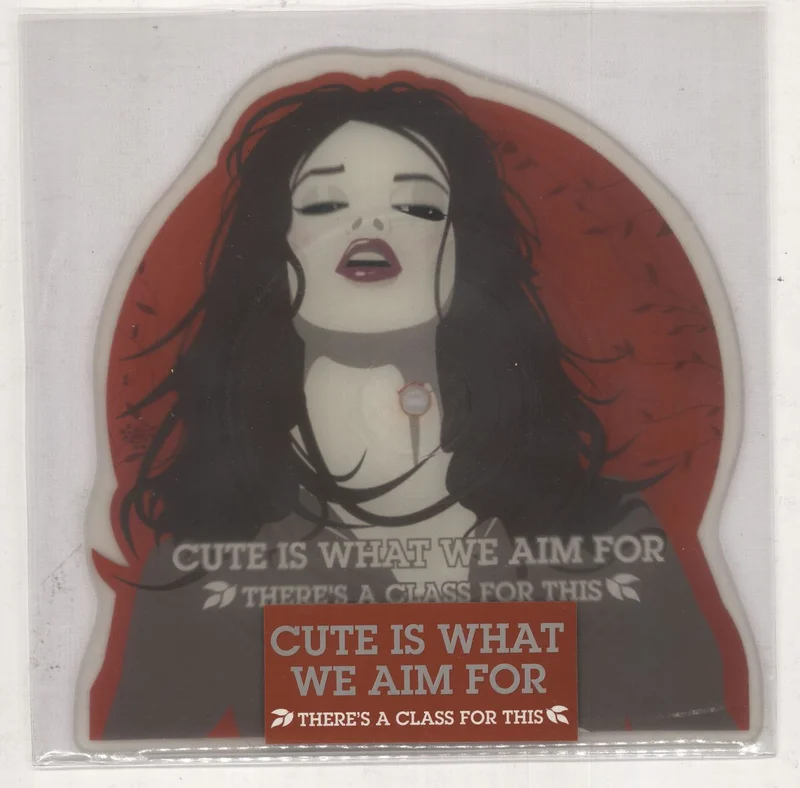 Cute Is What We Aim For There's A Class For This UK Shaped picture disc
