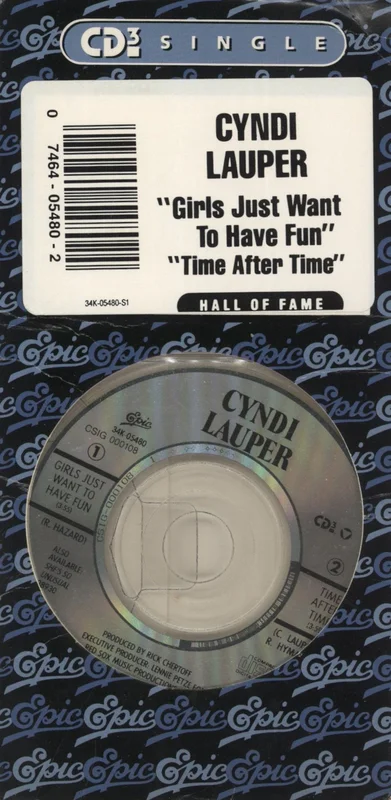 Cyndi Lauper Girls Just Wanna Have Fun US 3" CD single