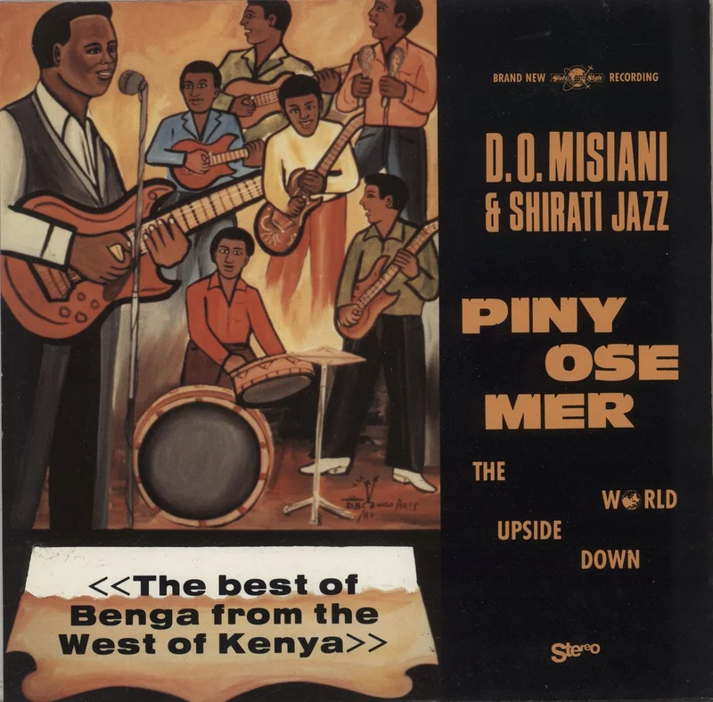 D.O. Misiani & Shirati Jazz Piny Ose Mer (The World Upside Down) German Vinyl LP