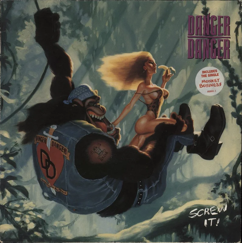 Danger Danger Screw It! - Hype Stickered - VG UK Vinyl LP
