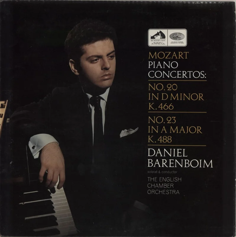 Daniel Barenboim Mozart: Piano Concertos - 3rd UK Vinyl LP