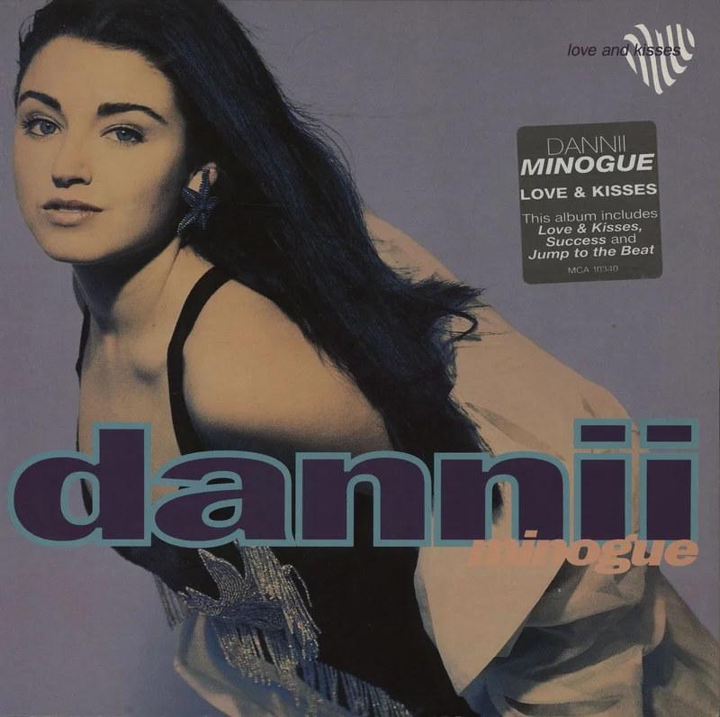 Dannii Minogue Love & Kisses - Stickered Sleeve + Poster UK Vinyl LP