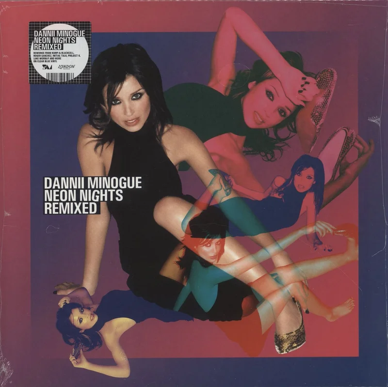 Dannii Minogue Neon Nights Remixed - Clear Blue Vinyl - RSD25 UK Vinyl LP