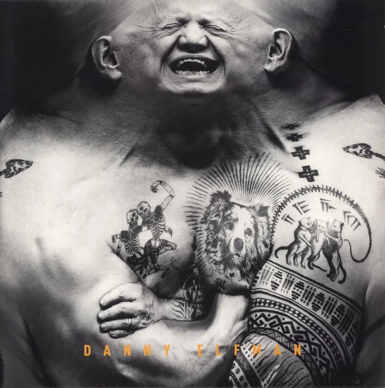 Danny Elfman Bigger. Messier. - Orange Vinyl and White Vinyl US 2-LP vinyl set