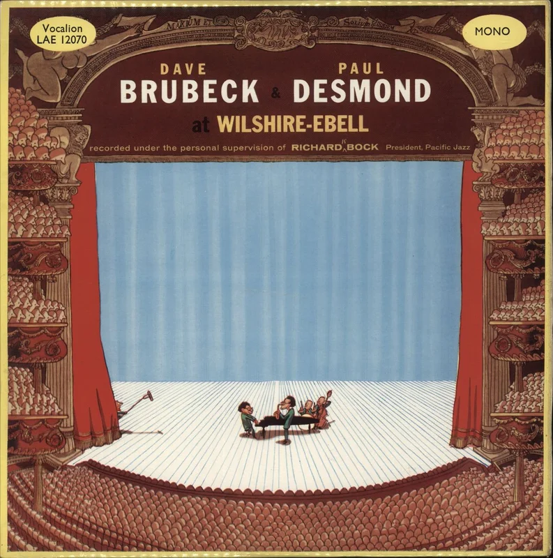 Dave Brubeck Brubeck & Desmond At Wilshire-Ebell UK Vinyl LP