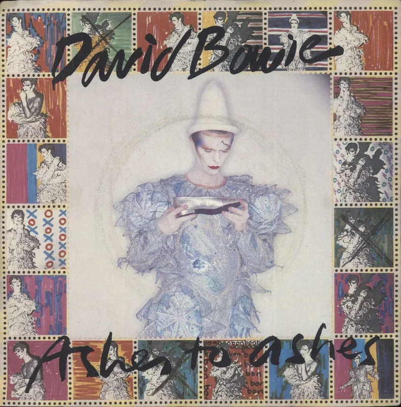 David Bowie Ashes To Ashes - P/S B - 4-prong UK 7" vinyl