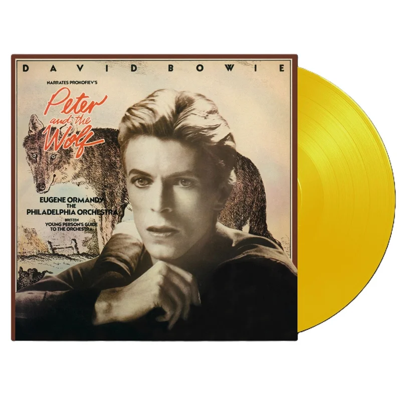David Bowie Peter And The Wolf - Yellow Vinyl 180 Gram - Numbered Edition UK Vinyl LP