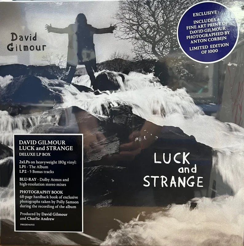 David Gilmour Luck And Strange - Deluxe LP Box + Fine Art Print | 1000 Only - Sealed UK Vinyl box set