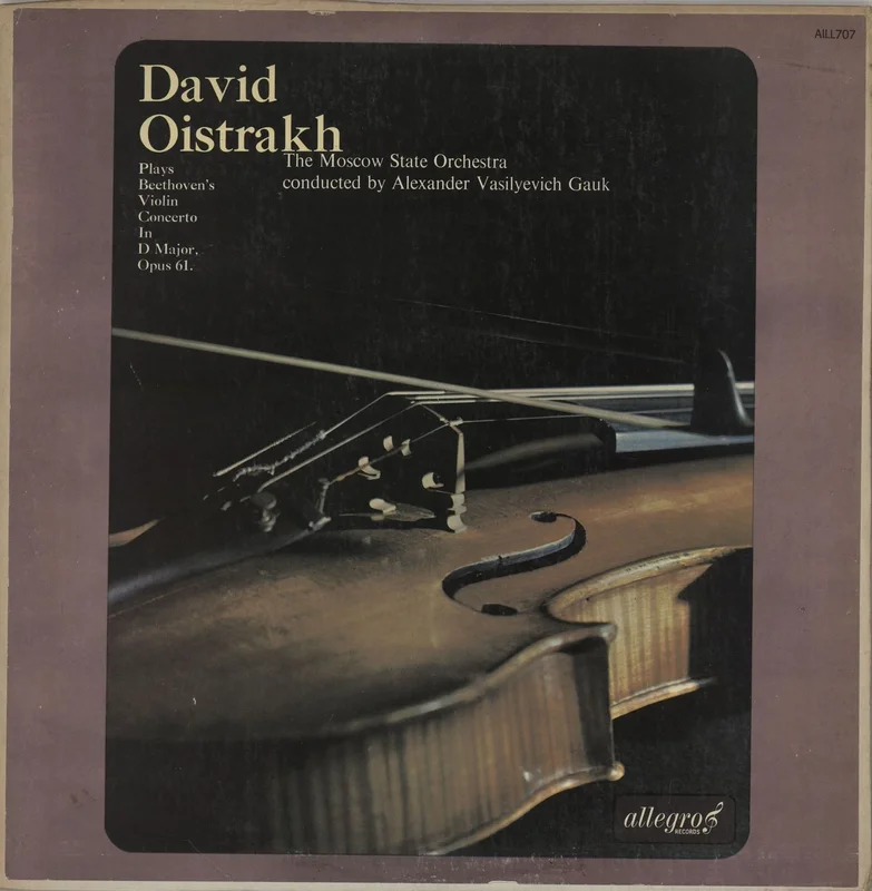 David Ostrakh Beethoven: Violin Concerto in D Major, Op.61 UK Vinyl LP
