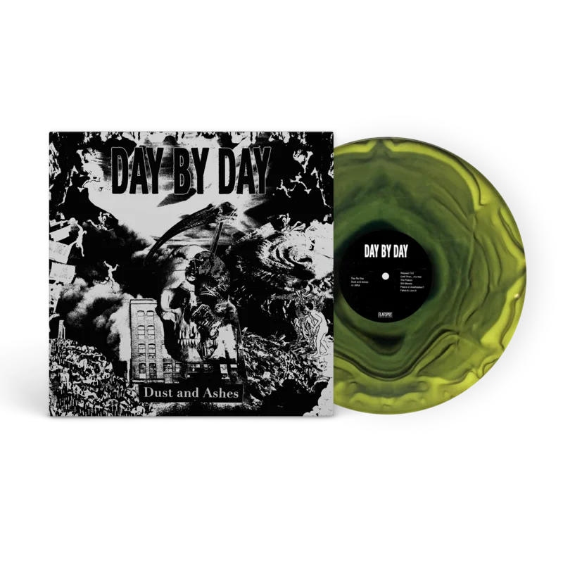 Day By Day - Dust And Ashes Black/Yellow Ripple Vinyl