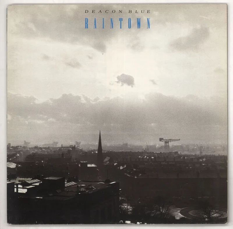 Deacon Blue Raintown - Promo Stamped UK Promo Vinyl LP