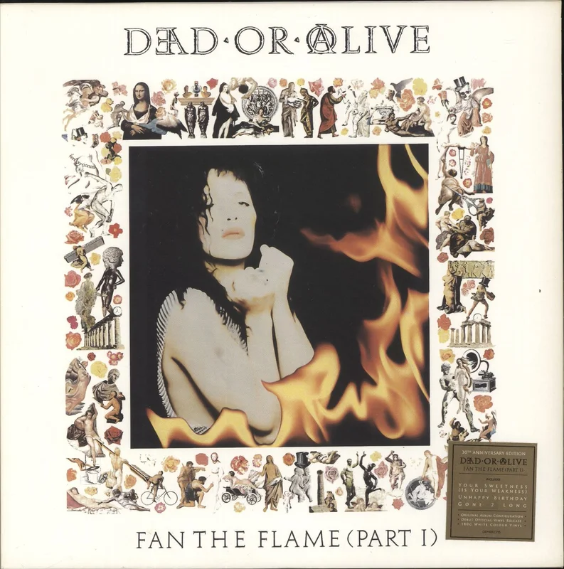 Dead Or Alive Fan The Flame (Part 1) - 180gm White vinyl UK Vinyl LP