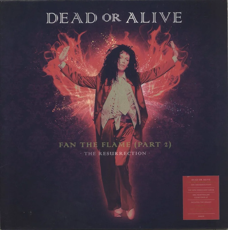 Dead Or Alive Fan The Flame (Part 2): The Resurrection - 180gm Clear Vinyl UK Vinyl LP