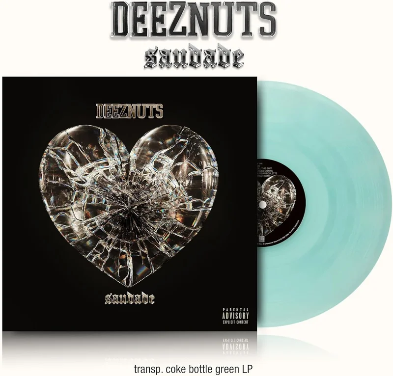 Deez Nuts Saudade - Coke Bottle Green Vinyl - Sealed UK Vinyl LP