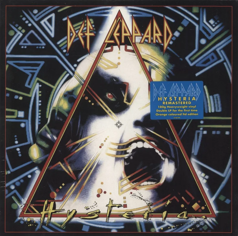 Def Leppard Hysteria - 180gm Orange Vinyl - Sealed UK 2-LP vinyl set