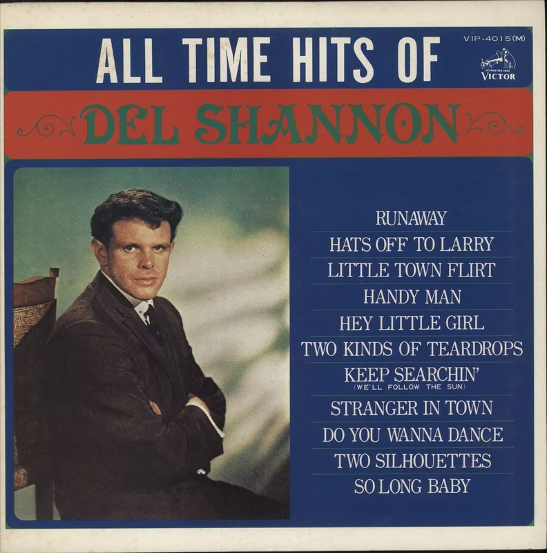 Del Shannon All Time Hits Of Del Shannon Japanese Promo Vinyl LP