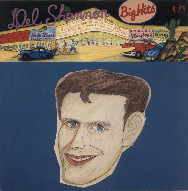 Del Shannon Big Hits Japanese Promo Vinyl LP