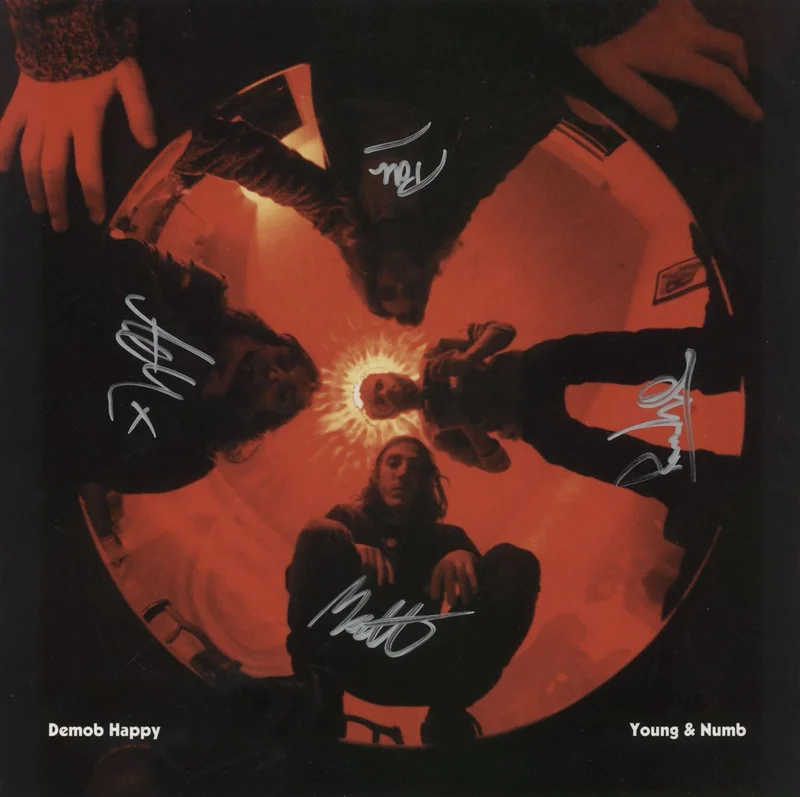Demob Happy Young & Numb EP - RSD15 - Autographed UK 10" vinyl