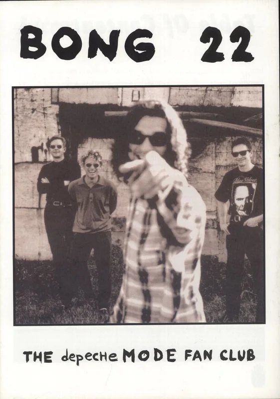 Depeche Mode Bong 22 Magazine UK Promo Magazine