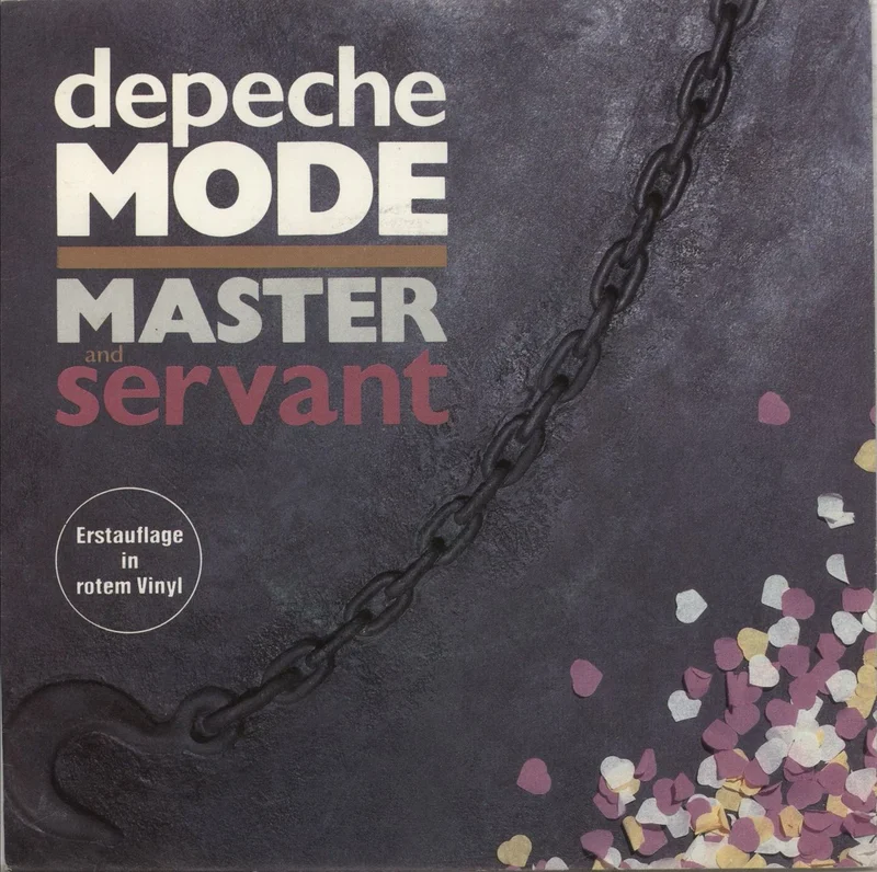 Depeche Mode Master & Servant - Red Vinyl German 7" vinyl