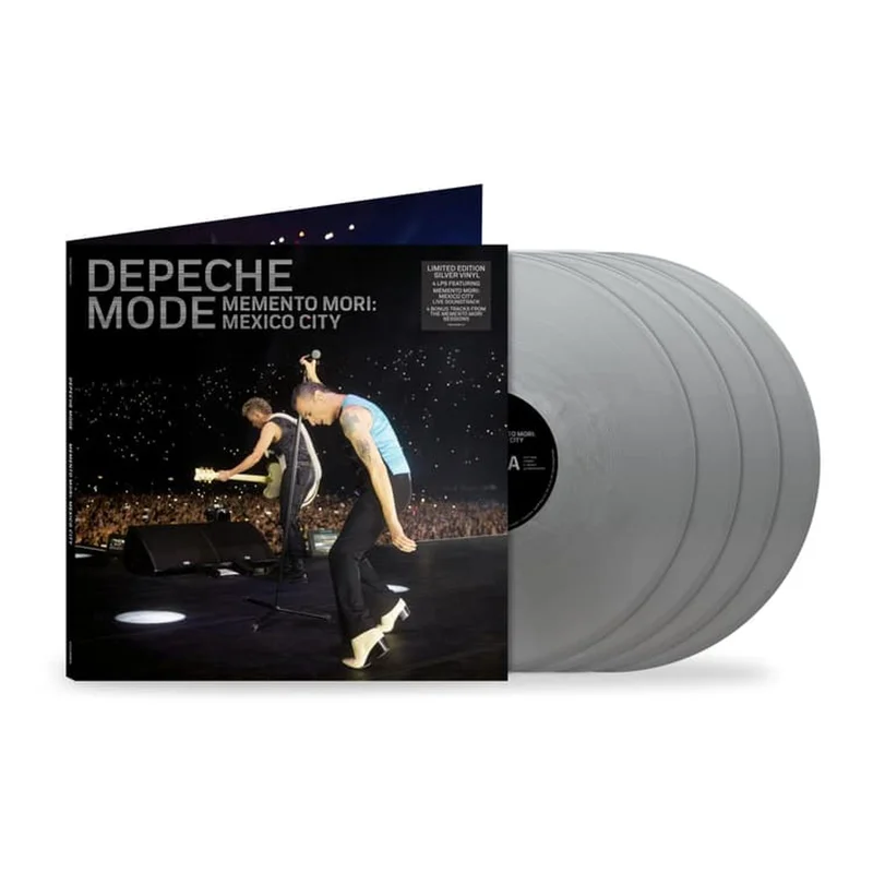 Depeche Mode Memento Mori: Mexico City - Silver Vinyl - Sealed UK 4-LP vinyl set