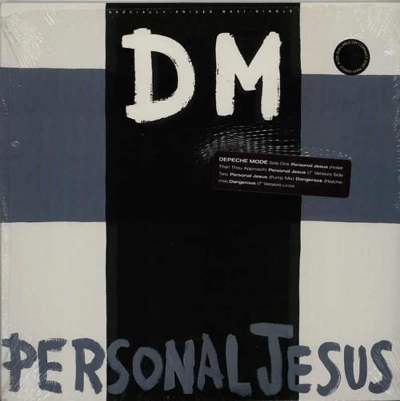 Depeche Mode Personal Jesus - stickered shrink US 12" vinyl