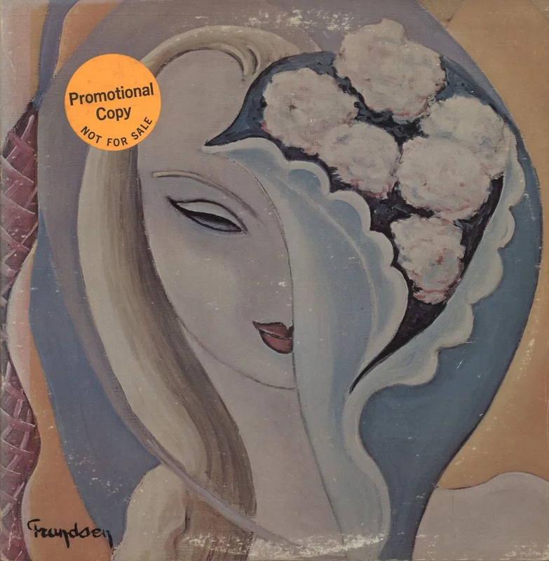 Derek And The Dominos Layla And Other Assorted Love Songs - Promo Sticker US Promo 2-LP vinyl set