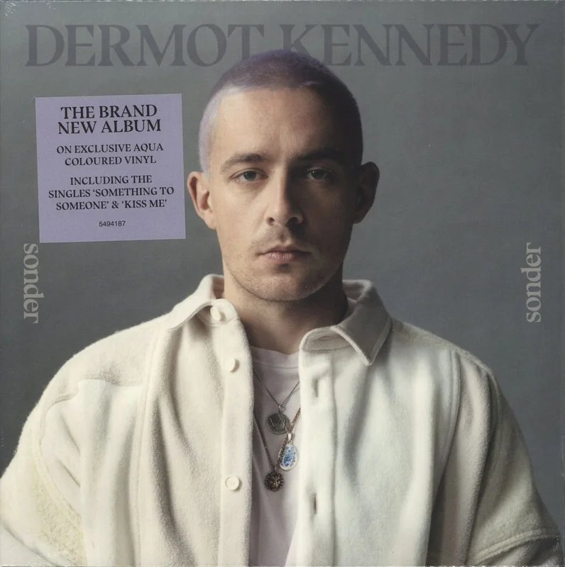 Dermot Kennedy Sonder - Aqua Blue Vinyl - Autographed UK Vinyl LP