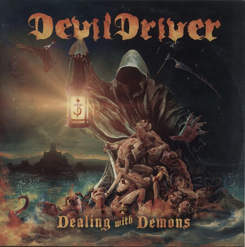 DevilDriver Dealing With Demons: Volume I - Green Vinyl German Vinyl LP