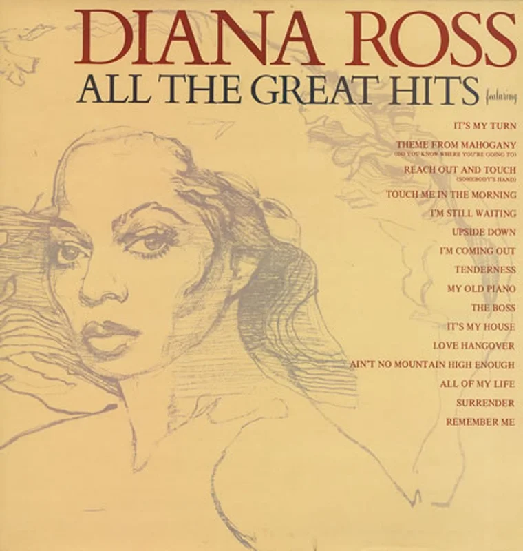 Diana Ross All The Great Hits UK Vinyl LP